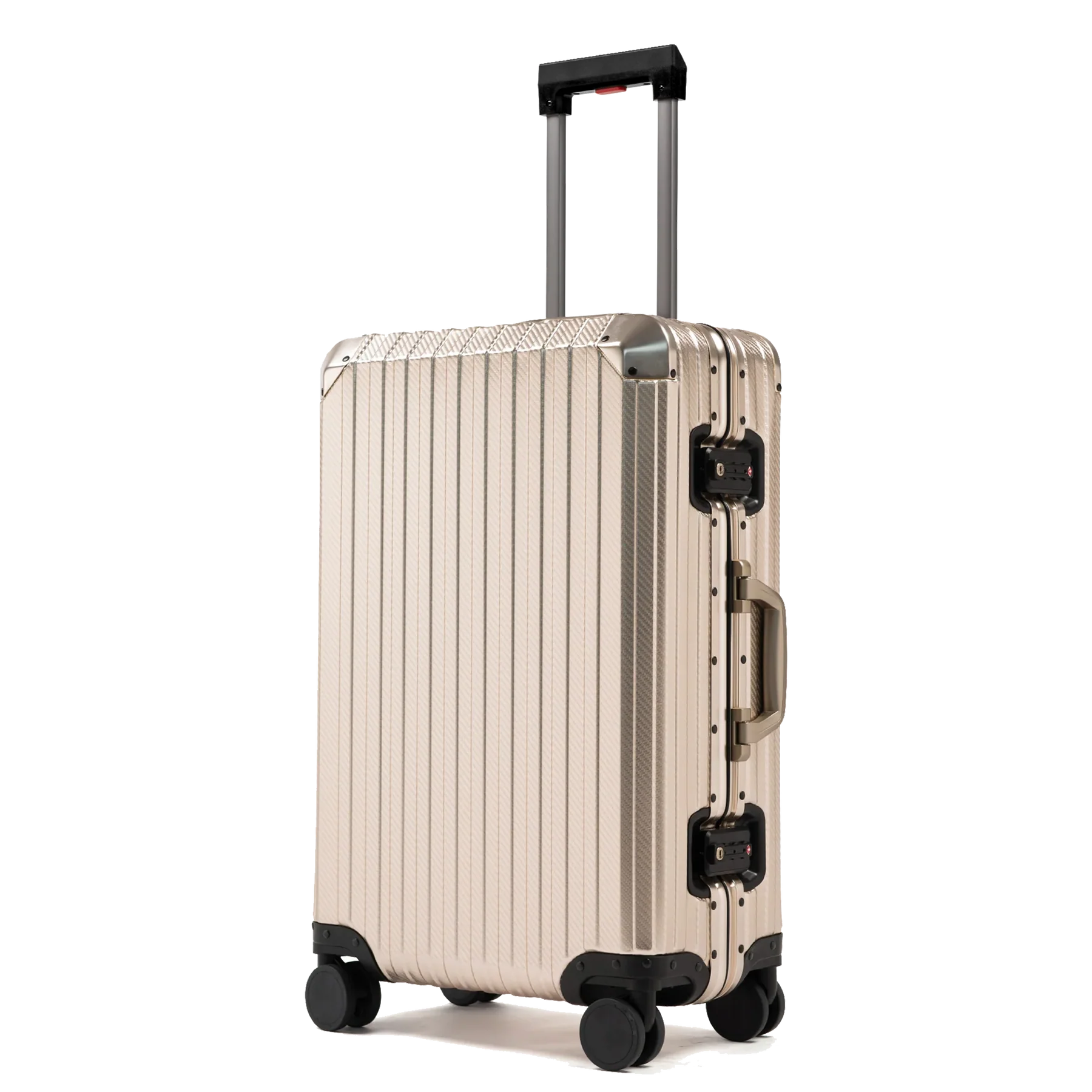 Aluminum Travel Case - Champagne